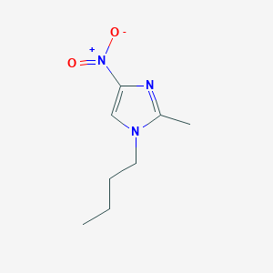 molecular formula C8H13N3O2 B160426 1-N-butyl-2-methyl-4-nitroimidazole CAS No. 135009-57-3
