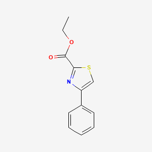 molecular formula C12H11NO2S B1604271 Ethyl 4-phenylthiazole-2-carboxylate CAS No. 31877-30-2