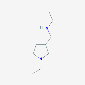 N-[(1-Ethylpyrrolidin-3-YL)methyl]ethanamine