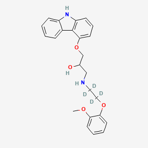 1-(9H-carbazol-4-yloxy)-3-[[1,1,2,2-tetradeuterio-2-(2-methoxyphenoxy)ethyl]amino]propan-2-ol