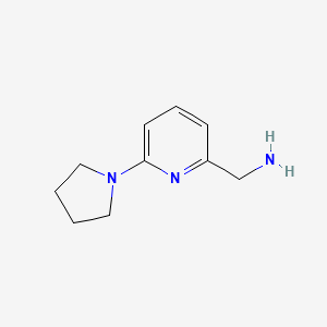 molecular formula C10H15N3 B1604284 (6-pyrrolidin-1-ylpyridin-2-yl)methanamine CAS No. 868755-49-1
