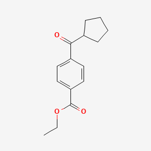 Ethyl 4-(cyclopentanecarbonyl)benzoate