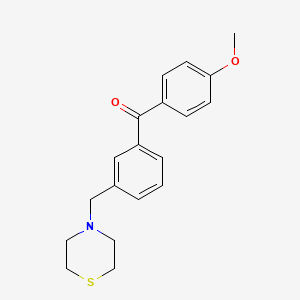 4'-Methoxy-3-thiomorpholinomethylbenzophenone
