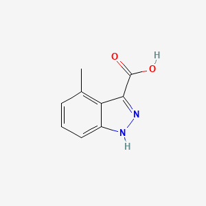 molecular formula C9H8N2O2 B1604298 4-甲基-1H-吲唑-3-羧酸 CAS No. 885518-90-1