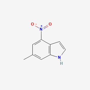 molecular formula C9H8N2O2 B1604300 6-Methyl-4-nitro-1H-indole CAS No. 880086-93-1