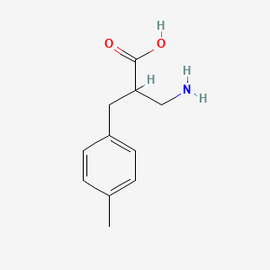 molecular formula C11H15NO2 B1604310 3-Amino-2-(4-methylbenzyl)propanoic acid CAS No. 682803-13-0