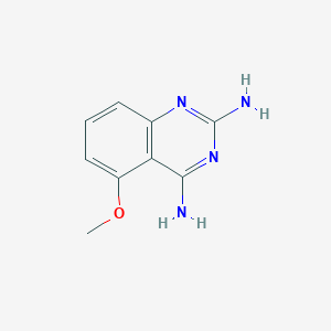 molecular formula C9H10N4O B160432 5-Methoxyquinazoline-2,4-diamine CAS No. 137105-47-6