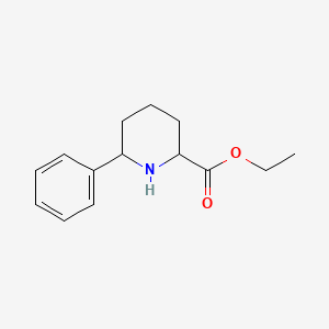 molecular formula C14H19NO2 B1604323 Ethyl 6-phenylpiperidine-2-carboxylate CAS No. 1137664-24-4