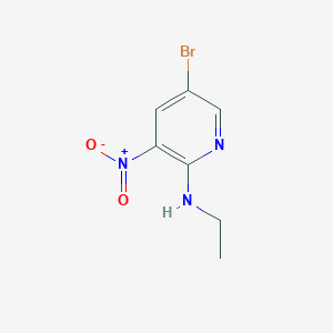molecular formula C7H8BrN3O2 B1604326 5-Bromo-N-ethyl-3-nitropyridin-2-amine CAS No. 26820-37-1