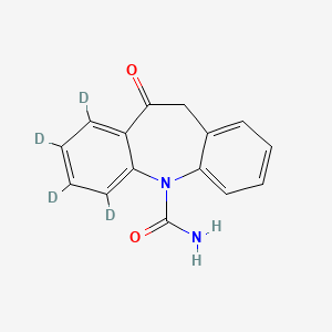 molecular formula C15H12N2O2 B1604338 10-氧代(6,7,8,9-~2~H_4_)-10,11-二氢-5H-二苯并[b,f]氮杂菲-5-甲酰胺 CAS No. 1134188-71-8