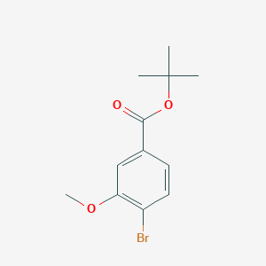 molecular formula C12H15BrO3 B1604339 tert-Butyl 4-bromo-3-methoxybenzoate CAS No. 247186-51-2