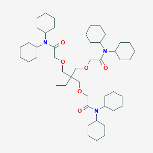 molecular formula C48H83N3O6 B160434 Lithium ionophore VIII CAS No. 133338-85-9