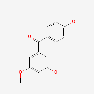molecular formula C16H16O4 B1604346 (3,5-Dimethoxyphenyl)(4-methoxyphenyl)methanone CAS No. 94709-12-3