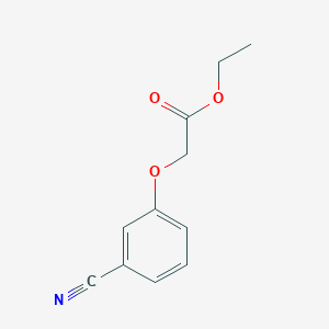 molecular formula C11H11NO3 B1604349 Ethyl 2-(3-cyanophenoxy)acetate CAS No. 55197-25-6