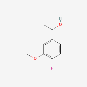 molecular formula C9H11FO2 B1604351 1-(4-Fluoro-3-methoxyphenyl)ethan-1-ol CAS No. 870849-56-2