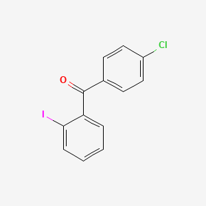 molecular formula C13H8ClIO B1604352 4'-Chloro-2-iodobenzophenone CAS No. 99847-66-2