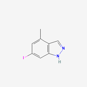 molecular formula C8H7IN2 B1604358 6-Iodo-4-methyl-1h-indazole CAS No. 885521-18-6