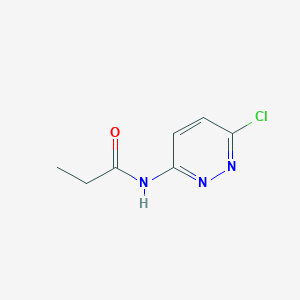 N-(6-chloropyridazin-3-yl)propanamide