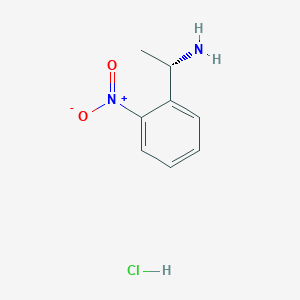 molecular formula C8H11ClN2O2 B1604374 (S)-1-(2-硝基苯基)乙胺盐酸盐 CAS No. 1113041-80-7