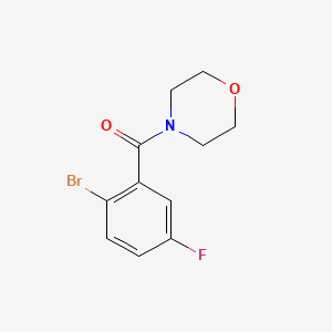 (2-Bromo-5-fluorophenyl)(morpholino)methanone