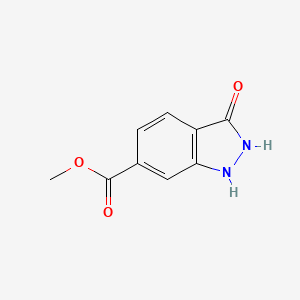 molecular formula C9H8N2O3 B1604391 Methyl 3-oxo-2,3-dihydro-1H-indazole-6-carboxylate CAS No. 885518-84-3