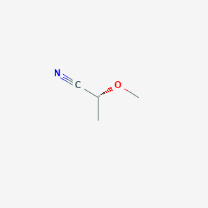 molecular formula C4H7NO B016044 (2R)-2-methoxypropanenitrile CAS No. 299396-92-2
