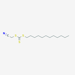 molecular formula C15H27NS3 B1604402 Cyanomethyl dodecyl carbonotrithioate CAS No. 796045-97-1