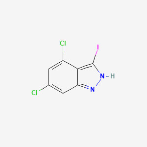 molecular formula C7H3Cl2IN2 B1604403 4,6-Dichloro-3-iodo-1H-indazole CAS No. 885519-60-8