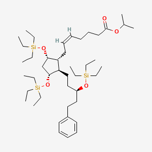molecular formula C44H82O5Si3 B1604408 Latanoprost Tris(triethylsilyl) Ether CAS No. 477884-78-9