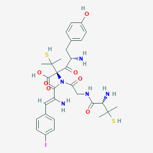 molecular formula C30H38IN5O7S2 B160441 Iodo-dpdpe CAS No. 135108-10-0