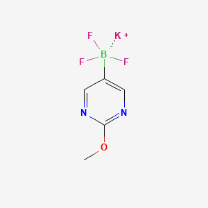 molecular formula C5H5BF3KN2O B1604414 三氟(2-甲氧基嘧啶-5-基)硼酸钾 CAS No. 1111732-99-0