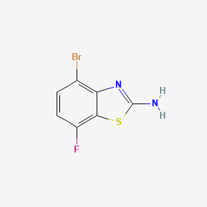 molecular formula C7H4BrFN2S B1604421 4-Bromo-7-fluorobenzo[d]thiazol-2-amine CAS No. 942473-89-4