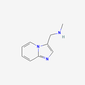 molecular formula C9H11N3 B1604423 Imidazo[1,2-a]pyridin-3-ylmethyl-methyl-amine CAS No. 885275-83-2