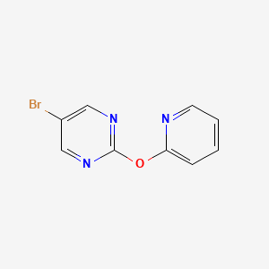 5-Bromo-2-(pyridin-2-yloxy)-pyrimidine