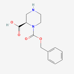 (R)-1-((Benzyloxy)carbonyl)piperazine-2-carboxylic acid