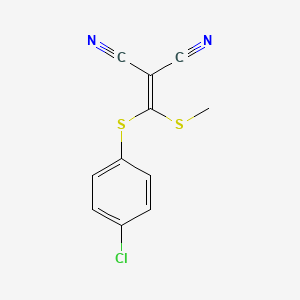 2-[(4-Chlorophenylthio)(methylthio)methylene]-malononitrile
