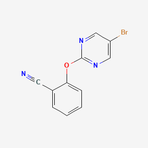 2-(5-Bromo-pyrimidin-2-yloxy)-benzonitrile