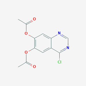 6,7-Diacetoxy-4-chloro-quinazoline