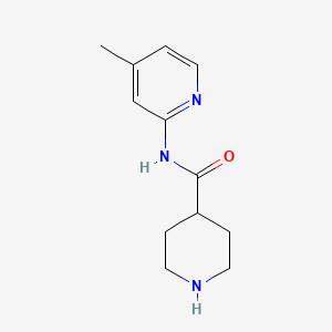 N-(4-methylpyridin-2-yl)piperidine-4-carboxamide