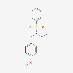 B1604474 N-Ethyl-N-(4-methoxybenzyl)benzenesulfonamide CAS No. 1000339-36-5