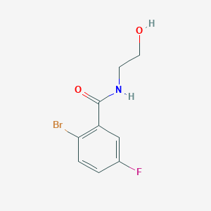 2-Bromo-5-fluoro-N-(2-hydroxyethyl)benzamide