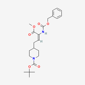 1-N-Boc-4-(3-Cbz-amino-3-methoxycarbonylallyl)piperidine