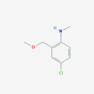 4-Chloro-2-(methoxymethyl)-N-methylaniline