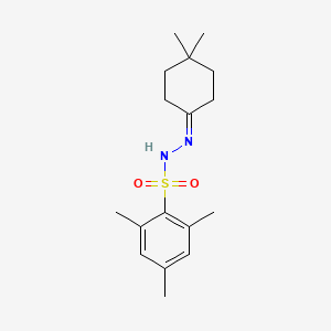 molecular formula C17H26N2O2S B1604496 N'-(4,4-Dimethylcyclohexylidene)-2,4,6-trimethylbenzenesulfonohydrazide CAS No. 957066-12-5