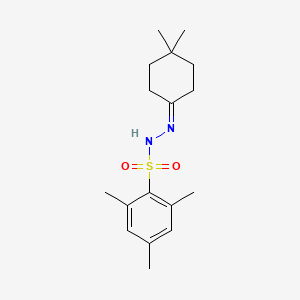 N'-(4,4-Dimethylcyclohexylidene)-2,4,6-trimethylbenzenesulfonohydrazide