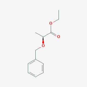 molecular formula C12H16O3 B016045 Ethyl (S)-2-(benzyloxy)propionate CAS No. 54783-72-1