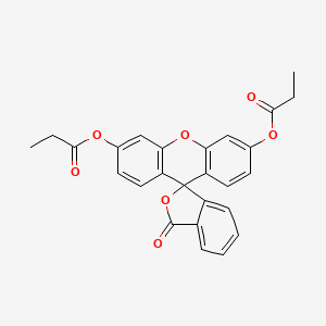 molecular formula C26H20O7 B1604501 Fluorescein dipropionate CAS No. 7276-28-0