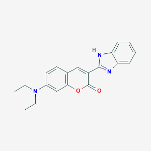 molecular formula C20H19N3O2 B160451 Coumarin 7 CAS No. 27425-55-4