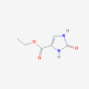 molecular formula C6H8N2O3 B1604518 Ethyl 2-oxo-2,3-dihydro-1H-imidazole-4-carboxylate CAS No. 71123-14-3