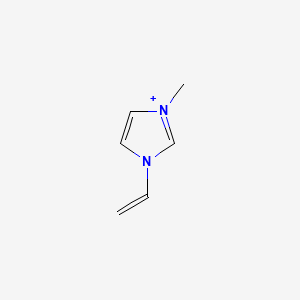 molecular formula C6H9N2+ B1604526 1-Ethenyl-3-methylimidazol-3-ium CAS No. 29322-86-9